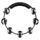Black Tour Tambourine 8" Steel 1 Row MPHTT8BK