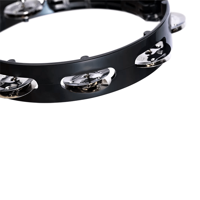 Meinl Black Tour Tambourine 8" Steel 1 Row MPHTT8BK