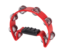 P.P. 1/2 Moon Tambourine Red