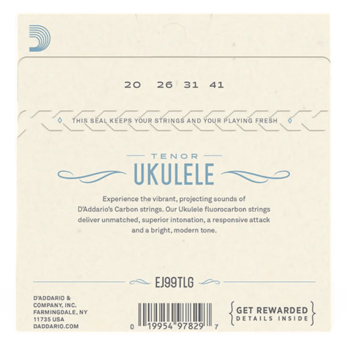 D'Addario EJ99TLG Low G Ukulele