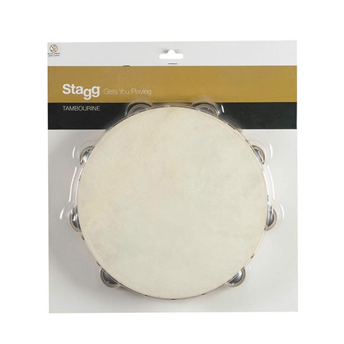 Stagg 10 Pretuned Tamb. Wood.2-Rw