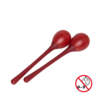 Stagg 2Pc Egg Maracas L/ 3/4Oz/Red