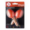 Stagg 2Pc Egg Maracas S/1 3/8oz/ORG