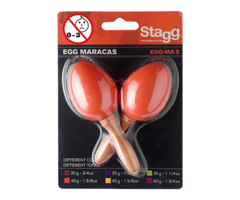 Stagg 2Pc Egg Maracas S/1 3/8oz/ORG