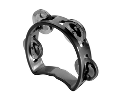 Stagg Cutaway Tambourine 4Jing Black