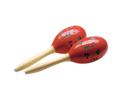 Stagg Oval 28CM Red Maracas Wood