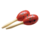 Oval 28CM Red Maracas Wood