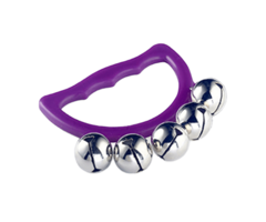 Stagg Plastic Hand Bell 5 Bells Purple