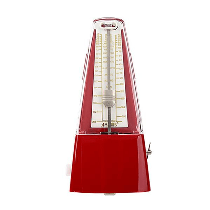Aroma AM707RD Mechanical Metronome Red