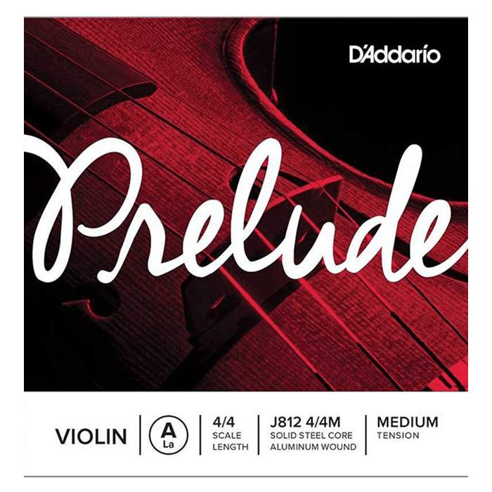 D'Addario Prelude Violin A 4/4 Hvy String Set