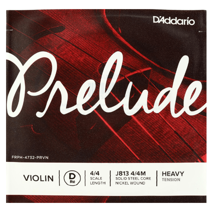 D'Addario Prelude Violin D 4/4 Hvy