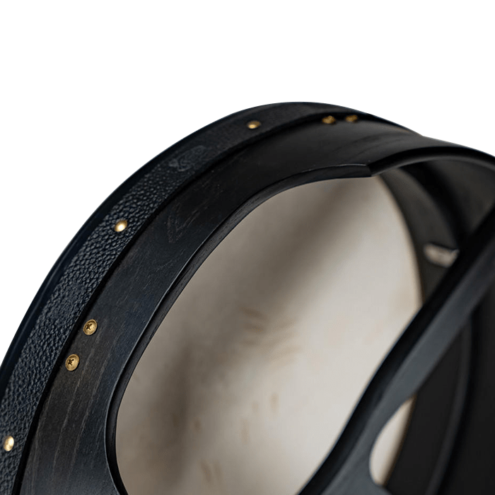 Mcneela Bodhran 16" Tuneable Black with Gig Bag