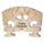 Violin Bridge - Teller Medel Shaped And Fitted 1/2