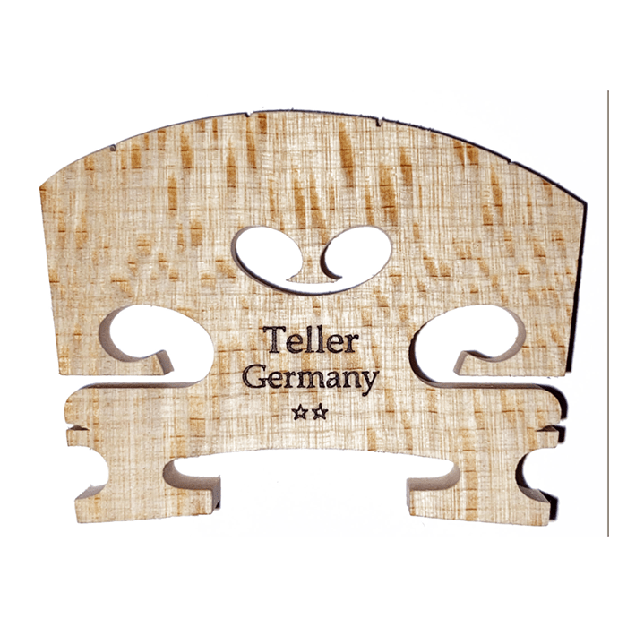 Violin Bridge - Teller Model Shaped And Fitted 4/4