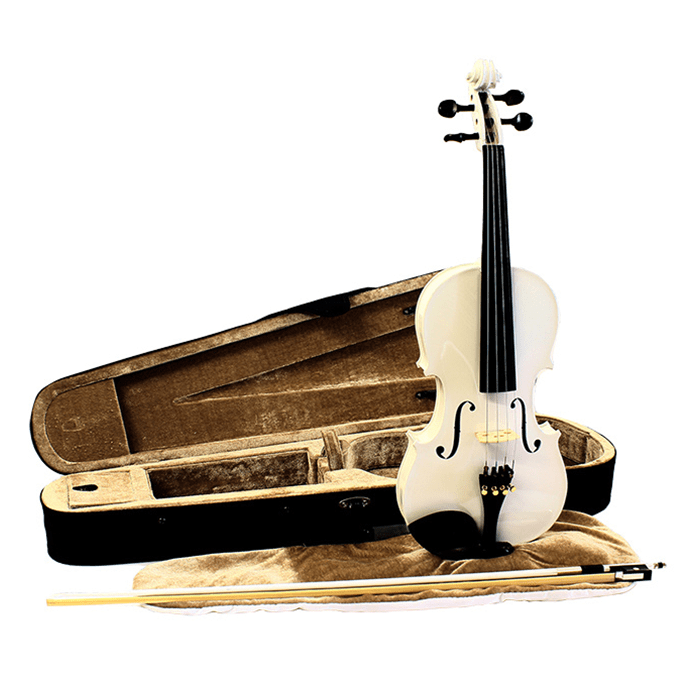 Koda V11 3/4 Violin Outfit Ebony Parts White