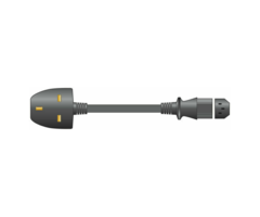 Mercury UK Plug To IEC Lead 3.0M Blk