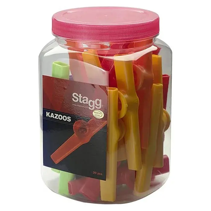Stagg Plastic Kazoo Mix Colour