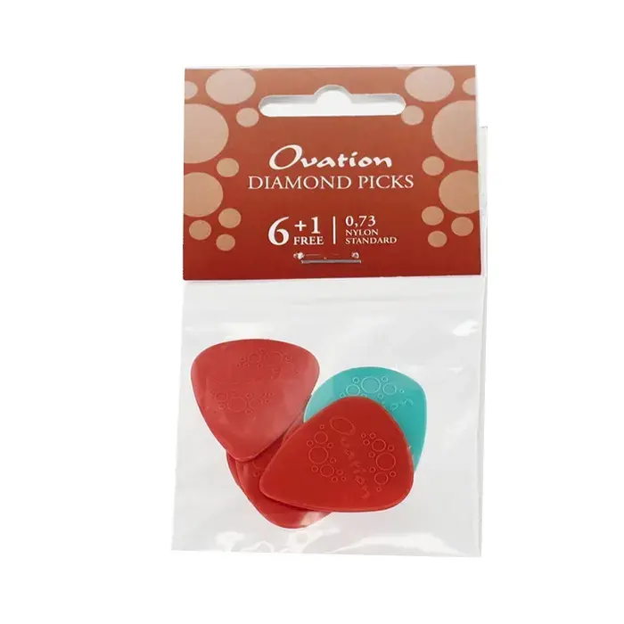 Ovation Diamond Picks Nylon 351 0.73 Red