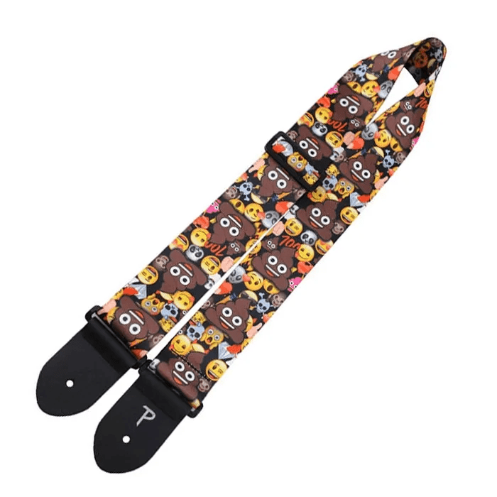 Event Perris 8232 Pop Emoji Polyester Guitar Strap