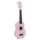 Ukulele, Soprano, Pink, with Guitar Machine Heads