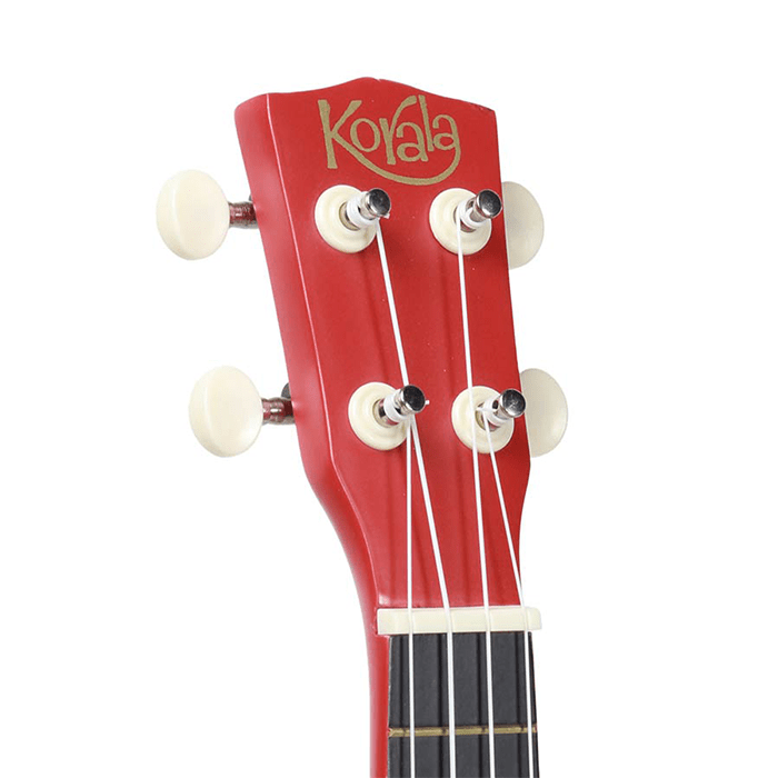 Korala Soprano Ukulele Red with Guitar Machine Heads