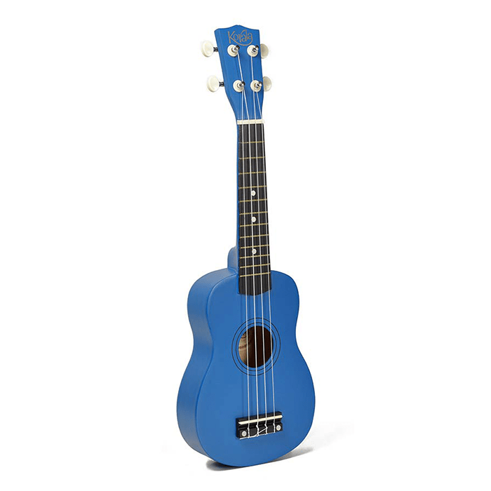 Korala Soprano Ukulele Blue with Guitar Machine Heads