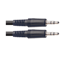 Stagg SAC3MPSMPSB 3M/10Ft Audio Mini Stereo Plug Cable