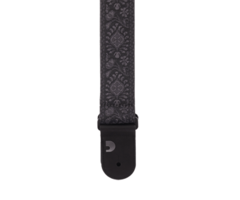 D'Addario Woven Guitar Strap Monterey Black Tubular