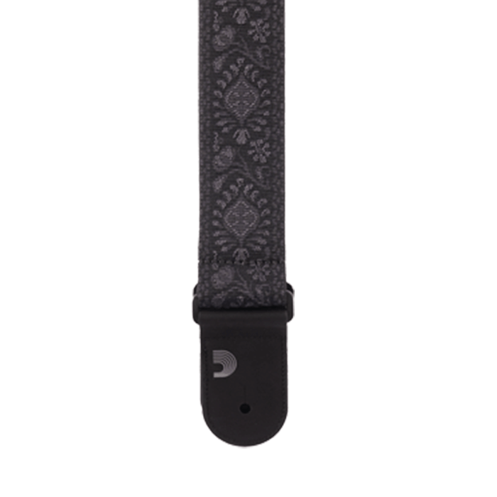 D'Addario Woven Guitar Strap Monterey Black Tubular