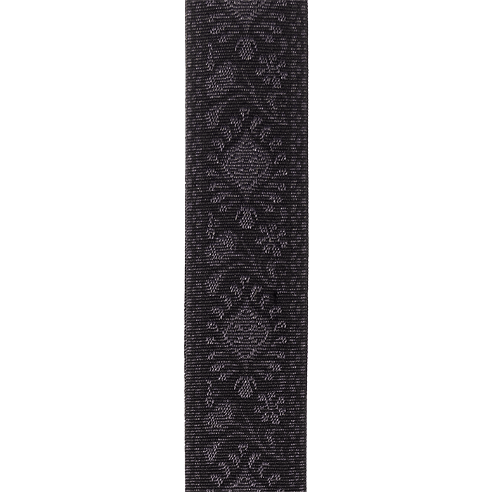 D'Addario Woven Guitar Strap Monterey Black Tubular