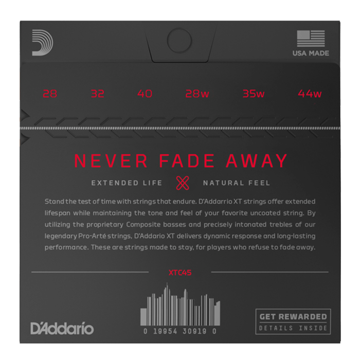 D'Addario XTC45 Normal Tension XT Composite/Nylon Classical Guitar Strings