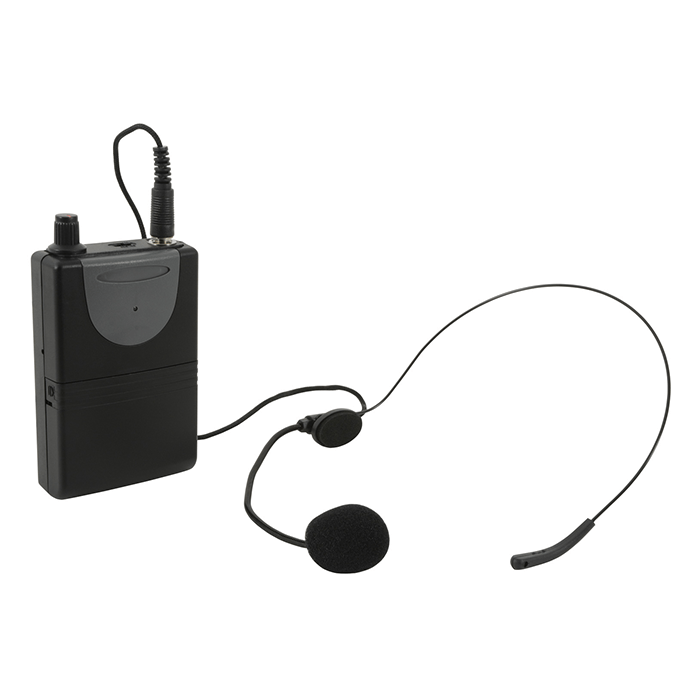 QTX QHS-863.8 Neckband Mic + Beltpack for QRPA & QXPA