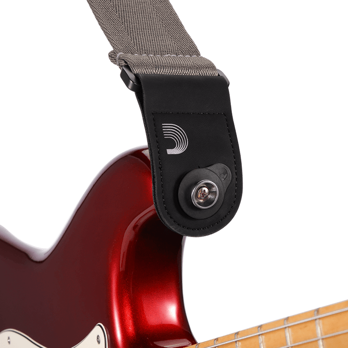 D'Addario Flex lock Strap Block 4Pk Black