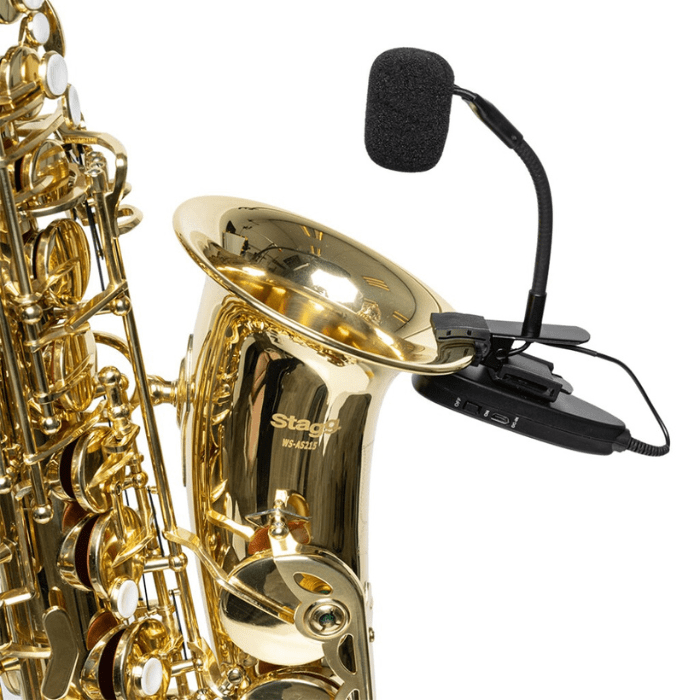 Stagg 2.4GHz Wireless Saxophone Microphone Set