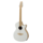 Acoustic Guitar Jump Bamboo OM Cut Electro White Top