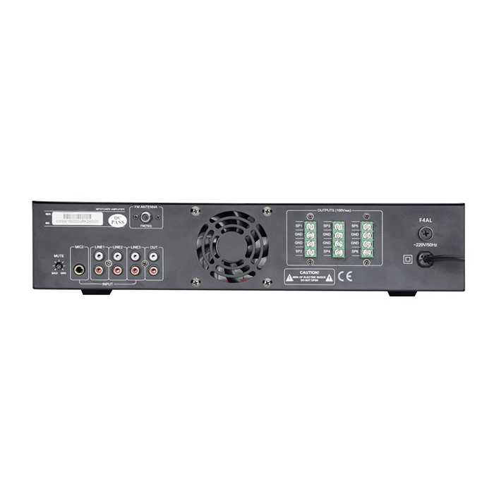 150W 100V Line Mixer Amp