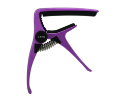 Aroma AC20PU Acoustic Guitar Capo, High Quality Aliuminium Material, Steel Spring, High quality silicone cushion, PURPLE