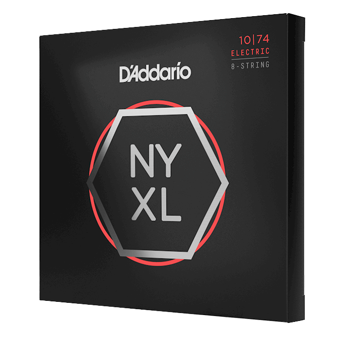 D'Addario Light Top/Heavy Bottom 8-String Electric Guitar Strings