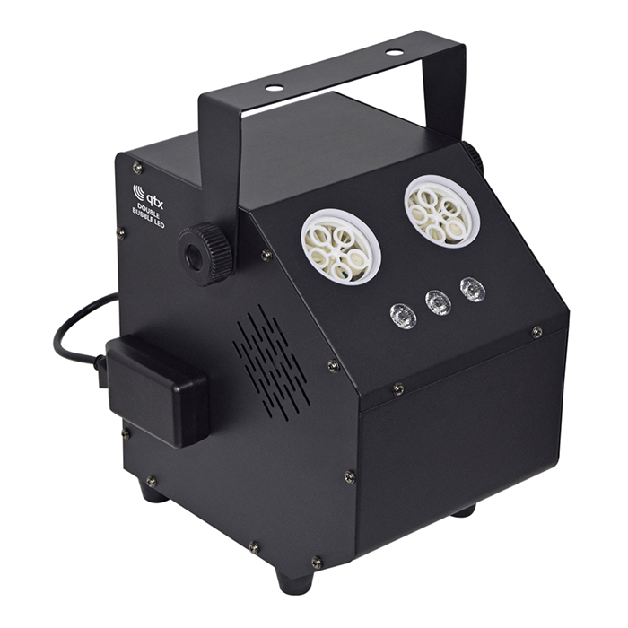 QTX LED Double Bubble Machine