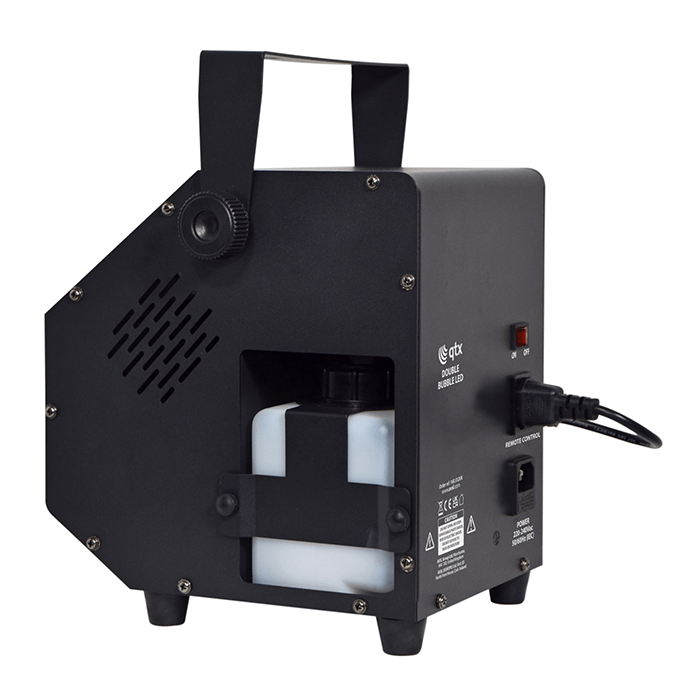 QTX LED Double Bubble Machine