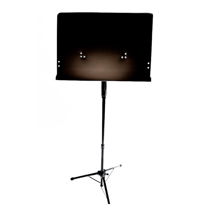 Koda Orchestra Music Standwith One HandHeight Clutch, Non-Perforated  Desk