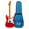 Flight Pathfinder Baritone Electric Ukulele - Red