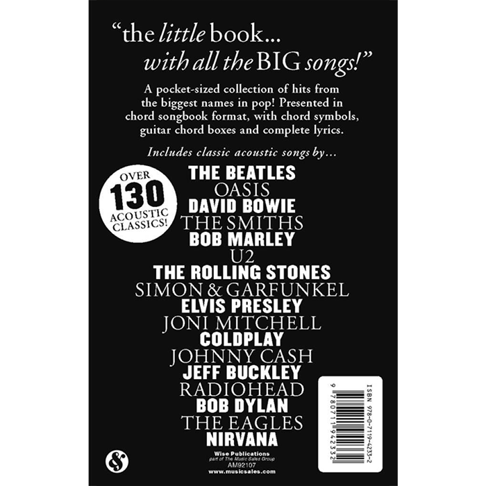 The Little Black Songbook Of Acoustic Hits Lyrics & Chords