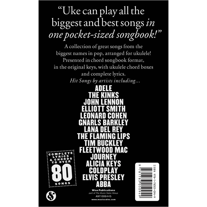 The Little Black Songbook Of Hit Songs For Ukulele