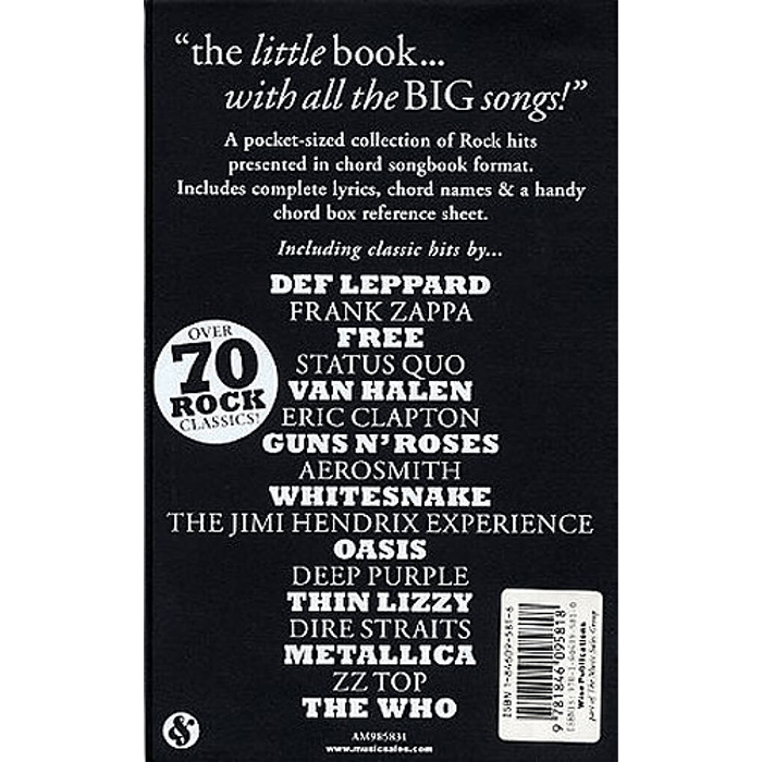 The Little Black Songbook Of Rock Hits