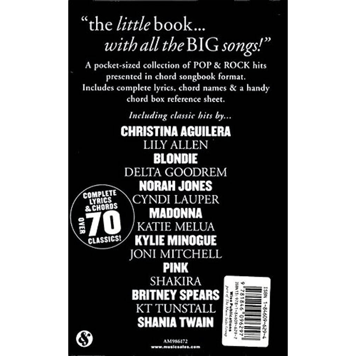 The Little Black Songbook Pop And Rock Lyrics & Chords DNO