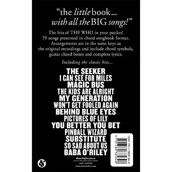The Little Black Songbook The Who