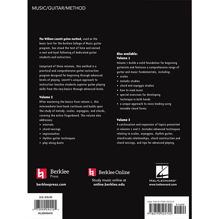 A Modern Method for Guitar -  Volume 2