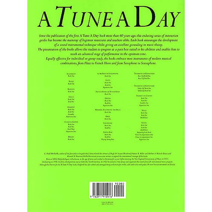 A Tune A Day For Violin Book One