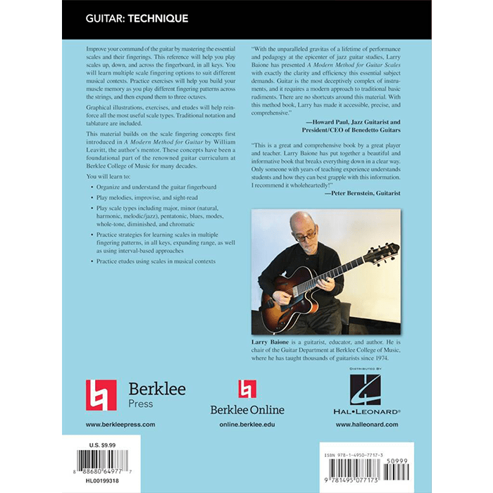 A Modern Method For Guitar Scales